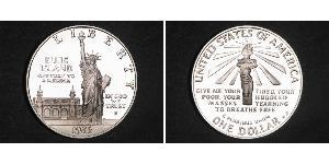 1 Dollar USA (1776 - ) Silver 