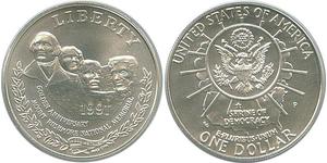 1 Dollar USA (1776 - ) Silver 
