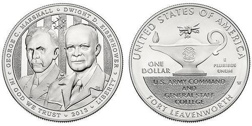 1 Dollar USA (1776 - ) Silver Dwight David Eisenhower (1890-1969)