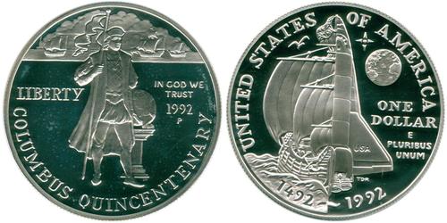 1 Dollar USA (1776 - ) Silver 