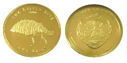 1 Dollar 帛琉 金 