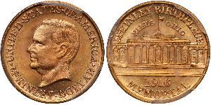 1 Dollar 美利堅合眾國 (1776 - ) 金 William McKinley, Jr. (1843 - 1901)