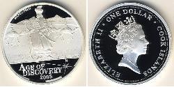 1 Dollar Cook Islands (1965 - ) 銀 