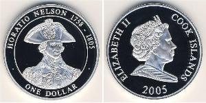 1 Dollar Cook Islands (1965 - ) 銀 