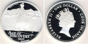 1 Dollar Cook Islands (1965 - ) 銀 