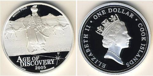 1 Dollar Cook Islands (1965 - ) 銀 