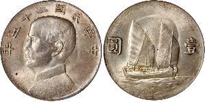 1 Dollar 中华人民共和国 銀 