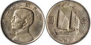 1 Dollar 中华人民共和国 銀 