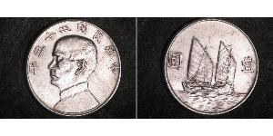 1 Dollar 中华人民共和国 銀 