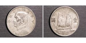 1 Dollar 中华人民共和国 銀 