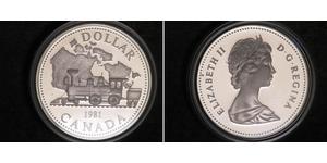 1 Dollar 加拿大 銀 