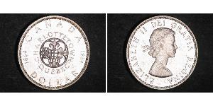 1 Dollar 加拿大 銀 伊丽莎白二世 (1926-2022)