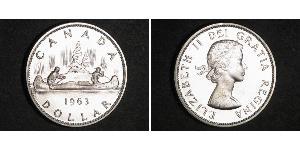 1 Dollar 加拿大 銀 伊丽莎白二世 (1926-2022)