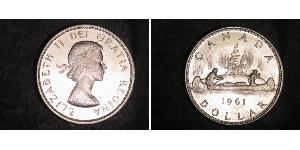 1 Dollar 加拿大 銀 伊丽莎白二世 (1926-2022)