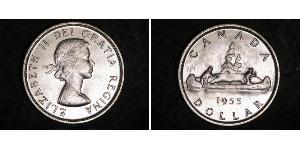 1 Dollar 加拿大 銀 伊丽莎白二世 (1926-2022)