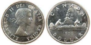 1 Dollar 加拿大 銀 伊丽莎白二世 (1926-2022)