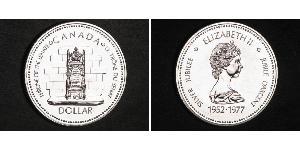 1 Dollar 加拿大 銀 伊丽莎白二世 (1926-2022)