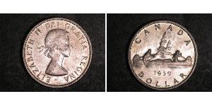 1 Dollar 加拿大 銀 伊丽莎白二世 (1926-2022)