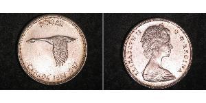1 Dollar 加拿大 銀 伊丽莎白二世 (1926-2022)