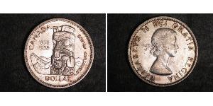 1 Dollar 加拿大 銀 伊丽莎白二世 (1926-2022)