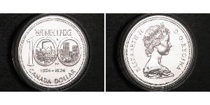 1 Dollar 加拿大 銀 伊丽莎白二世 (1926-2022)