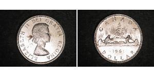 1 Dollar 加拿大 銀 伊丽莎白二世 (1926-2022)