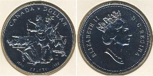 1 Dollar 加拿大 銀 伊丽莎白二世 (1926-2022)