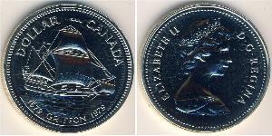 1 Dollar 加拿大 銀 伊丽莎白二世 (1926-2022)