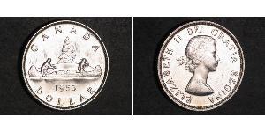 1 Dollar 加拿大 銀 伊丽莎白二世 (1926-2022)