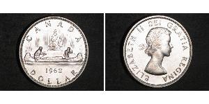 1 Dollar 加拿大 銀 伊丽莎白二世 (1926-2022)