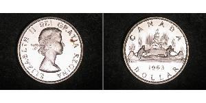 1 Dollar 加拿大 銀 伊丽莎白二世 (1926-2022)
