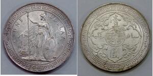 1 Dollar 大英帝国 / 香港 銀 