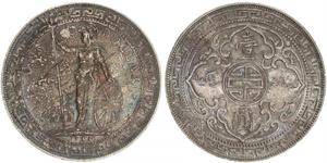 1 Dollar 大英帝国 / 香港 銀 