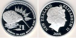 1 Dollar 新西兰 銀 