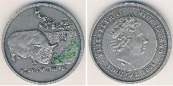 1 Dollar 紐埃 (1974 - ) 銀 