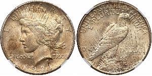 1 Dollar 美利堅合眾國 (1776 - ) 銀 