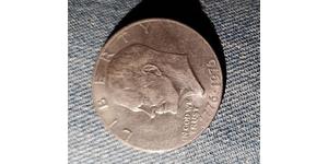 1 Dollar 美利堅合眾國 (1776 - ) 銀 Dwight David Eisenhower (1890-1969)