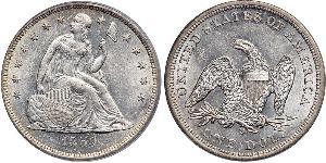 1 Dollar 美利堅合眾國 (1776 - ) 銀 