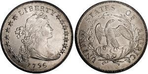 1 Dollar 美利堅合眾國 (1776 - ) 銀/銅 Anne Willing Bingham (1764-1801)