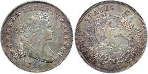 1 Dollar 美利堅合眾國 (1776 - ) 銀/銅 Anne Willing Bingham (1764-1801)