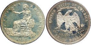 1 Dollar 美利堅合眾國 (1776 - ) 銀/銅 