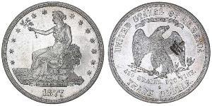 1 Dollar 美利堅合眾國 (1776 - ) 銀/銅 