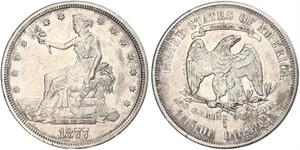 1 Dollar 美利堅合眾國 (1776 - ) 銀/銅 