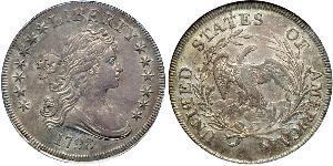 1 Dollar 美利堅合眾國 (1776 - ) 銀/銅 Anne Willing Bingham (1764-1801)