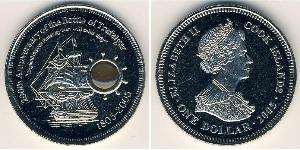 1 Dollar Cook Islands (1965 - ) 銅/镍 