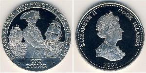 1 Dollar Cook Islands (1965 - ) 銅/镍 