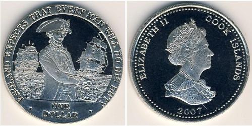 1 Dollar Cook Islands (1965 - ) 銅/镍 