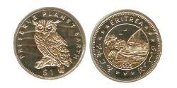 1 Dollar Eritrea (1993 - ) 镍/銅 
