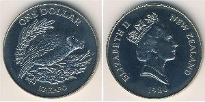 1 Dollar 新西兰 銅/镍 