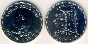1 Dollar 牙买加 銅/镍 